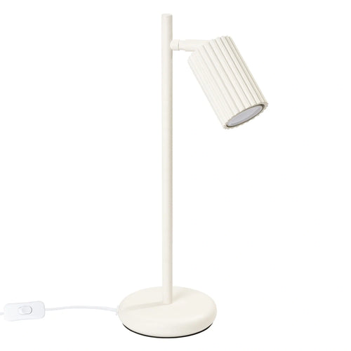 KARBON — lampka biurkowa, beżowa — zdjęcie produktu