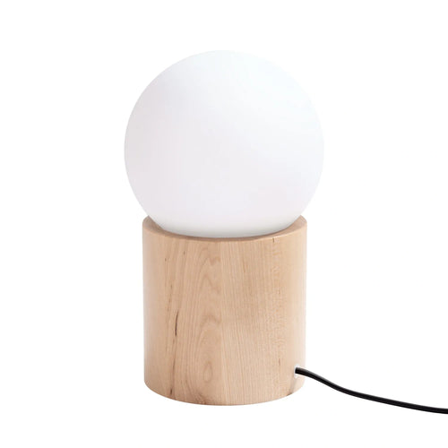 BOOMO — lampka stołowa, naturalne drewno — zdjęcie produktu